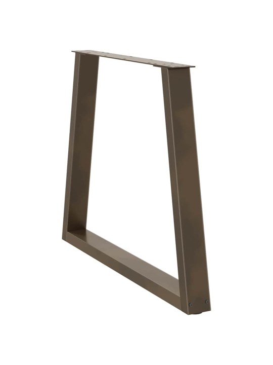 SÖÖGILAUA JALAD, V-KUJULISED, 3 TK, NATURAALNE TERAS, 70 X (72–73,3) CM, TERAS