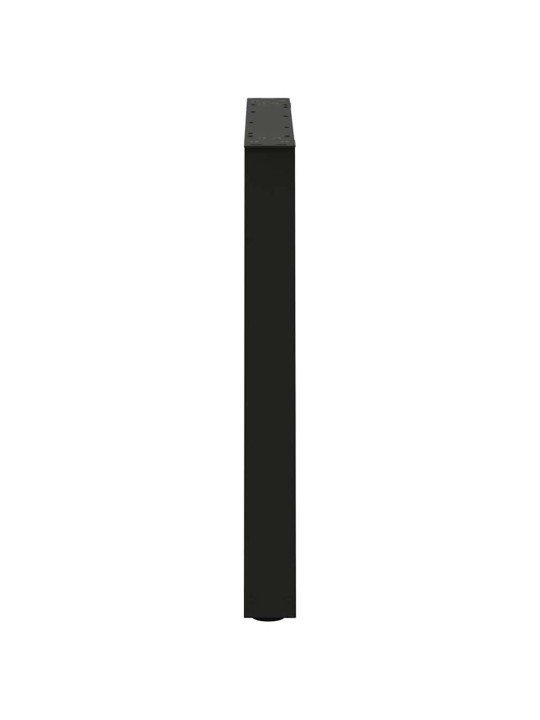 SÖÖGILAUA JALAD, V-KUJULISED, 3 TK, MUSTAD, 80 X (72–73,3) CM, TERAS