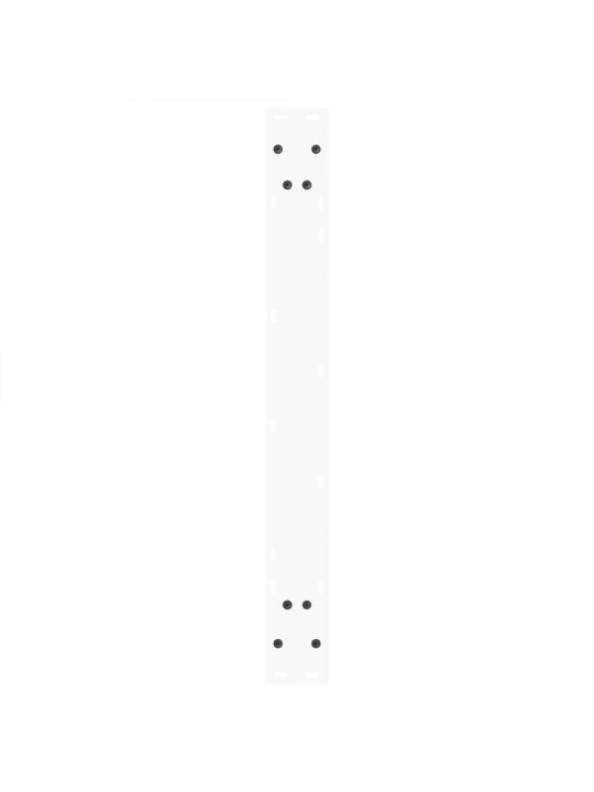 SÖÖGILAUA JALAD, V-KUJULISED, 3 TK, VALGED, 80 X (72–73,3) CM, TERAS