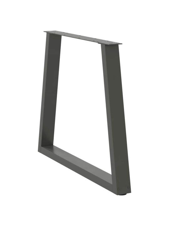 SÖÖGILAUA JALAD, V-KUJULISED, 3 TK, ANTRATSIITHALL, 80 X (72-73,3) CM, TERAS
