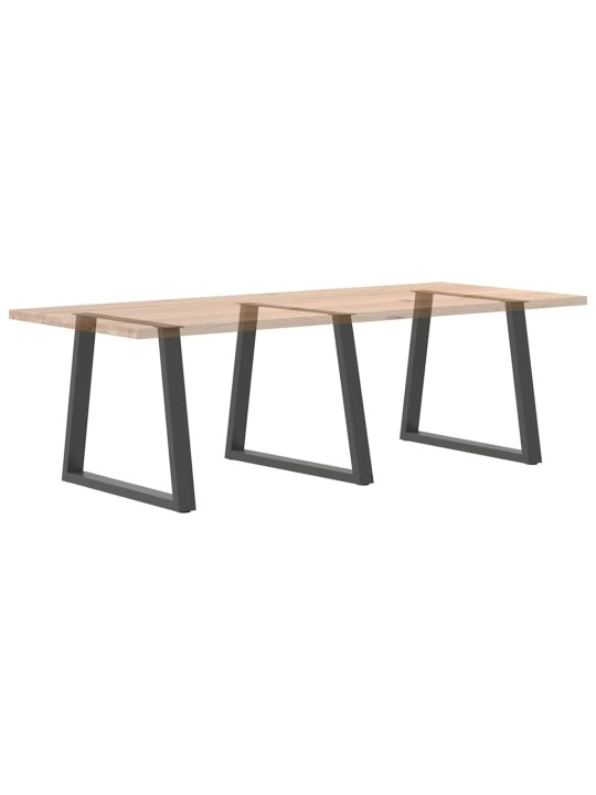 SÖÖGILAUA JALAD, V-KUJULISED, 3 TK, ANTRATSIITHALL, 80 X (72-73,3) CM, TERAS