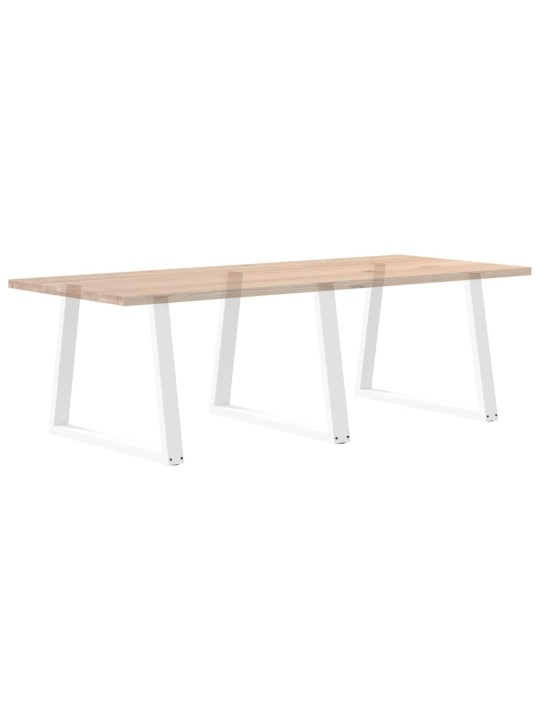 SÖÖGILAUA JALAD, V-KUJULISED, 3 TK, VALGED, 90 X (72–73,3) CM, TERAS