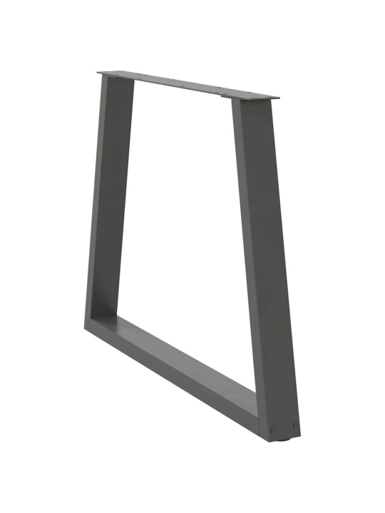 SÖÖGILAUA JALAD V-KUJULISED, 3 TK, ANTRATSIITHALL, 90 X (72-73,3) CM, TERAS