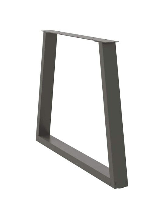 SÖÖGILAUA JALAD, V-KUJULISED, 3 TK, ANTRATSIITHALL, 100 X (72-73,3) CM, TERAS