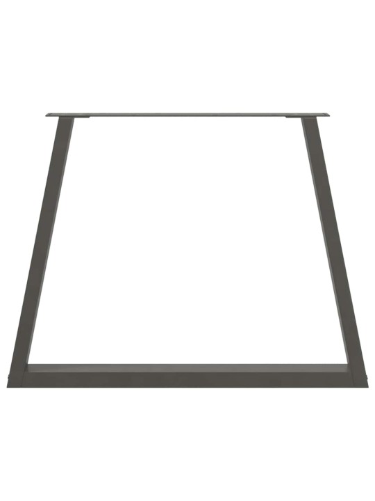 SÖÖGILAUA JALAD, V-KUJULISED, 3 TK, ANTRATSIITHALL, 100 X (72-73,3) CM, TERAS