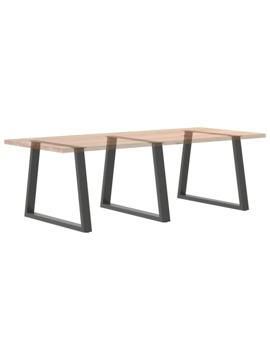 SÖÖGILAUA JALAD, V-KUJULISED, 3 TK, ANTRATSIITHALL, 100 X (72-73,3) CM, TERAS