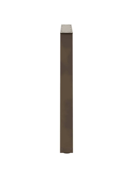 SÖÖGILAUA JALAD, V-KUJULISED, 3 TK, NATURAALNE TERAS, 100 X (72–73,3) CM, TERAS