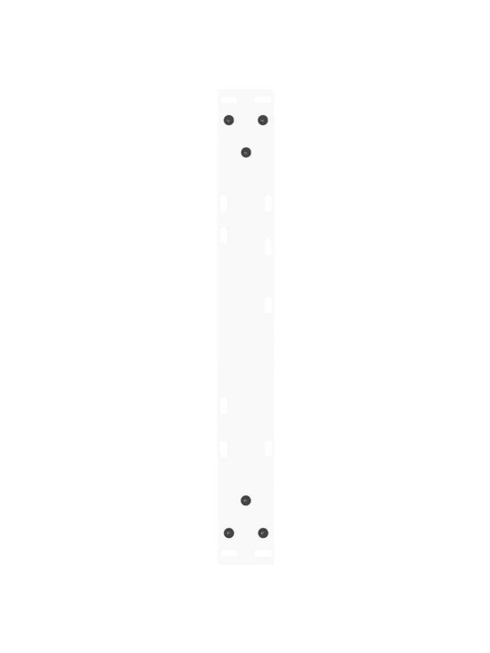 KOHVILAUA JALAD V-KUJULISED, 2 TK, VALGED, 50 X (30–31,3) CM, TERAS