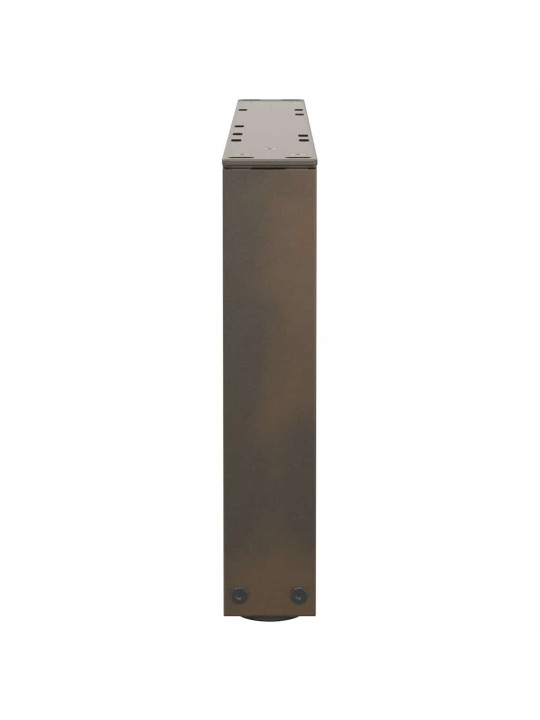 KOHVILAUA JALAD V-KUJULISED 2 TK, NATURAALNE TERAS, 60 X (30–31,3) CM, TERAS