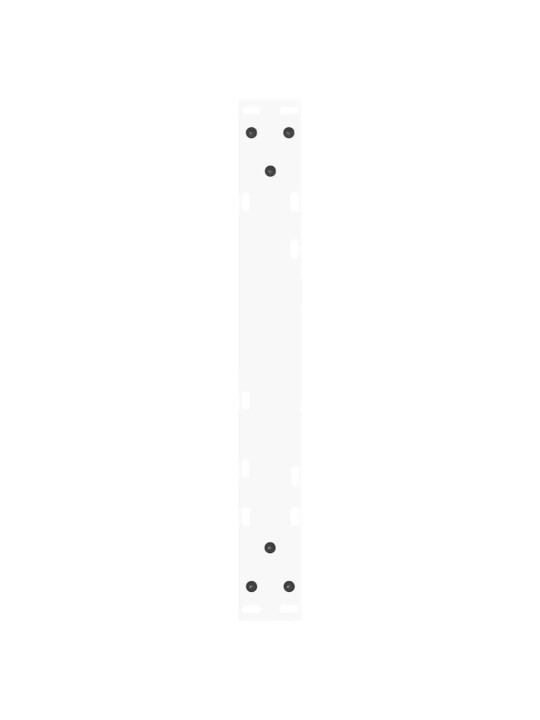 KOHVILAUA JALAD V-KUJULISED, 2 TK, VALGED, 50 X (42–43,3) CM, TERAS