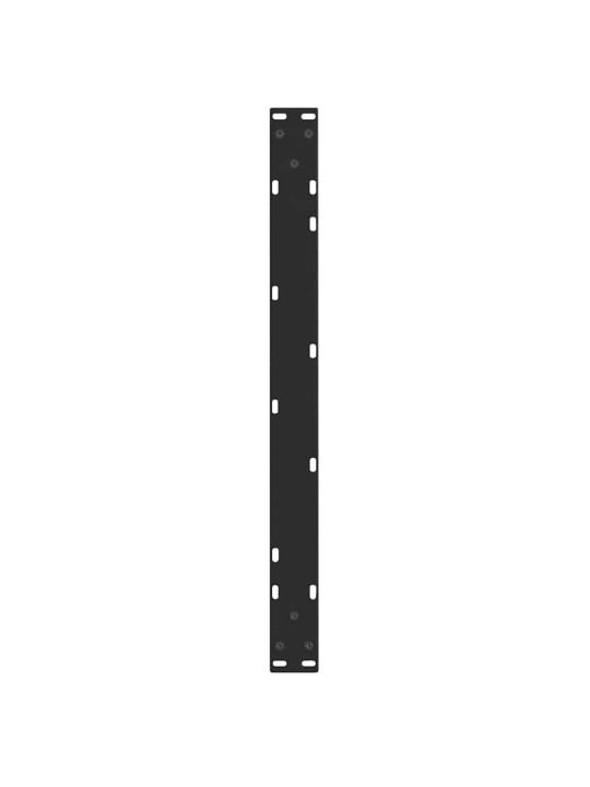 KOHVILAUA JALAD, V-KUJULISED, 2 TK, MUSTAD, 70 X (42–43,3) CM, TERAS
