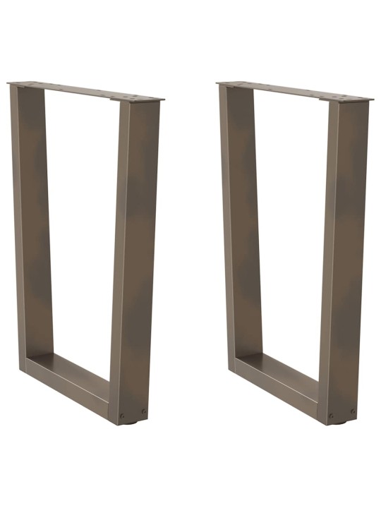 SÖÖGILAUA JALAD, V-KUJULISED, 2 TK, NATURAALNE TERAS, 60 X (72–73,3) CM, TERAS