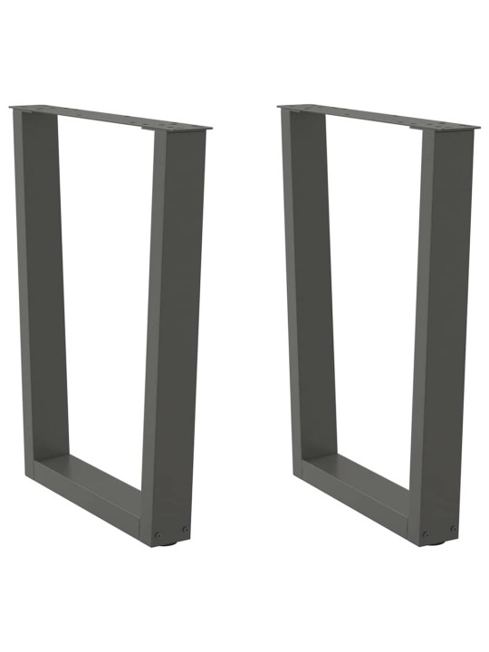SÖÖGILAUA JALAD V-KUJULISED 2 TK, ANTRATSIITHALL, 70 X (72-73,3) CM, TERAS