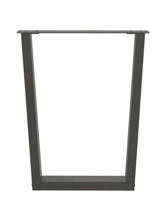 SÖÖGILAUA JALAD V-KUJULISED 2 TK, ANTRATSIITHALL, 70 X (72-73,3) CM, TERAS
