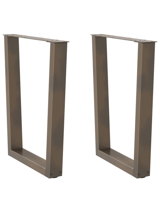 SÖÖGILAUA JALAD, V-KUJULISED, 2 TK, NATURAALNE TERAS, 70 X (72–73,3) CM, TERAS