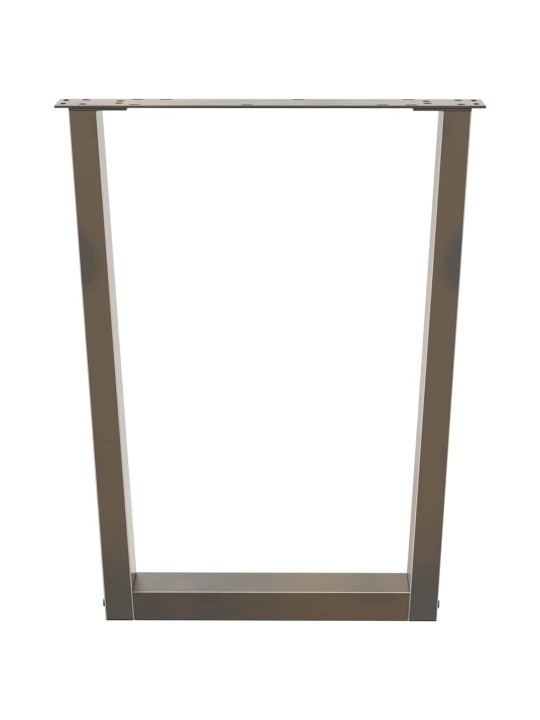 SÖÖGILAUA JALAD, V-KUJULISED, 2 TK, NATURAALNE TERAS, 70 X (72–73,3) CM, TERAS