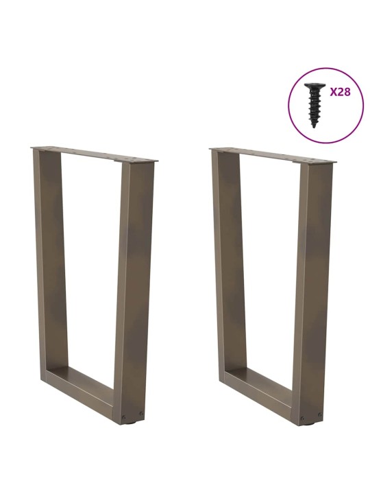 SÖÖGILAUA JALAD, V-KUJULISED, 2 TK, NATURAALNE TERAS, 70 X (72–73,3) CM, TERAS
