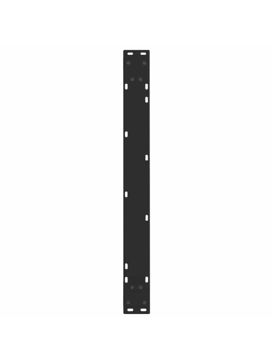 SÖÖGILAUA JALAD, V-KUJULISED, 2 TK, MUSTAD, 80 X (72–73,3) CM, TERAS
