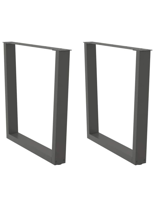 SÖÖGILAUA JALAD V-KUJULISED 2 TK, ANTRATSIITHALL, 80 X (72-73,3) CM, TERAS