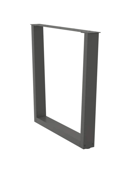 SÖÖGILAUA JALAD V-KUJULISED 2 TK, ANTRATSIITHALL, 80 X (72-73,3) CM, TERAS
