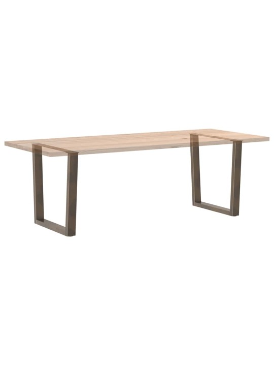 SÖÖGILAUA JALAD, V-KUJULISED, 2 TK, NATURAALNE TERAS, 80 X (72–73,3) CM, TERAS