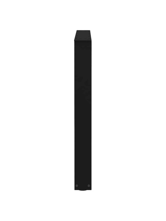 SÖÖGILAUA JALAD, V-KUJULISED, 2 TK, MUSTAD, 90 X (72–73,3) CM, TERAS