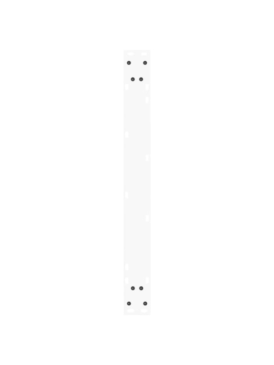 SÖÖGILAUA JALAD, V-KUJULISED, 2 TK, VALGED, 90 X (72–73,3) CM, TERAS