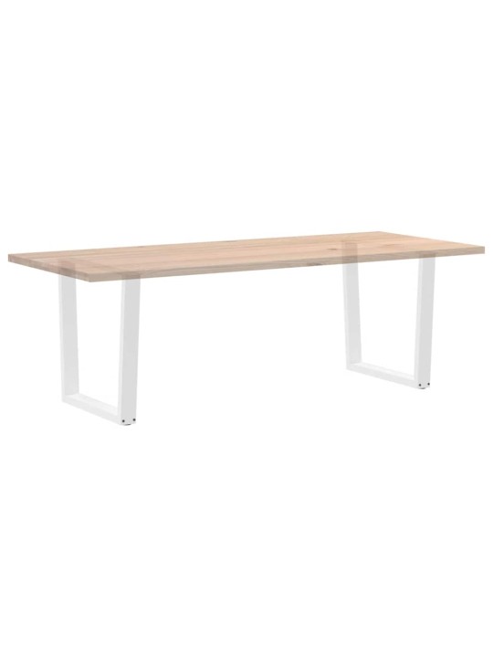 SÖÖGILAUA JALAD, V-KUJULISED, 2 TK, VALGED, 90 X (72–73,3) CM, TERAS