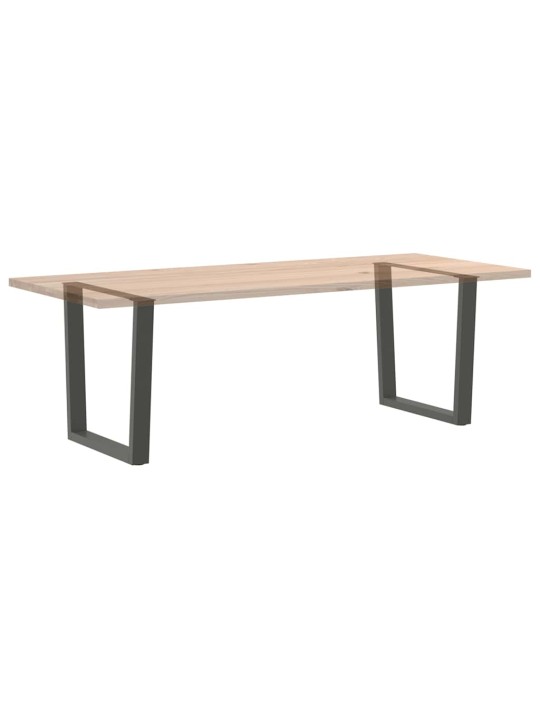 SÖÖGILAUA JALAD V-KUJULISED 2 TK, ANTRATSIITHALL, 90 X (72-73,3) CM, TERAS