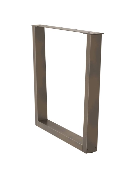 SÖÖGILAUA JALAD V-KUJULISED 2 TK, NATURAALNE TERAS, 90 X (72–73,3) CM, TERAS