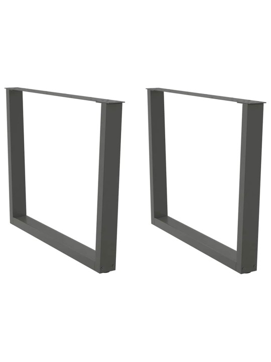 SÖÖGILAUA JALAD V-KUJULISED 2 TK, ANTRATSIITHALL, 100 X (72-73,3) CM, TERAS