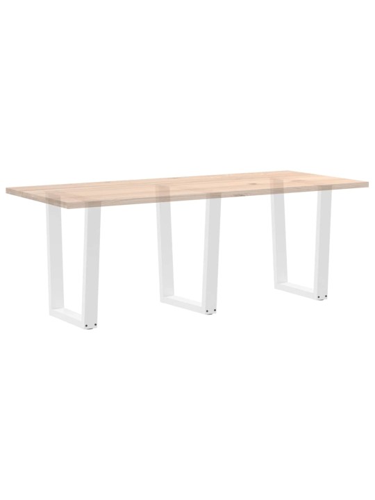 SÖÖGILAUA JALAD, V-KUJULISED, 3 TK, VALGED, 70 X (72–73,3) CM, TERAS