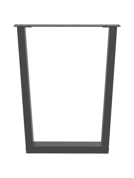 SÖÖGILAUA JALAD, V-KUJULISED, 3 TK, ANTRATSIITHALL, 70 X (72-73,3) CM, TERAS