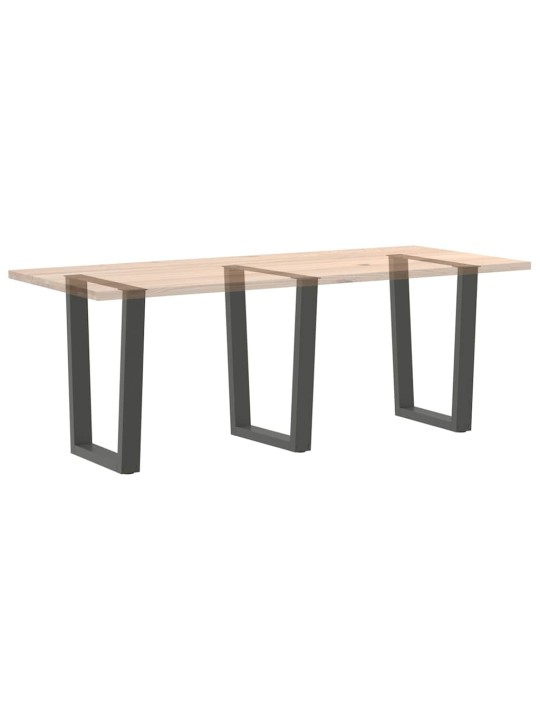 SÖÖGILAUA JALAD, V-KUJULISED, 3 TK, ANTRATSIITHALL, 70 X (72-73,3) CM, TERAS