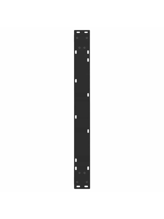 SÖÖGILAUA JALAD, V-KUJULISED, 3 TK, MUSTAD, 80 X (72–73,3) CM, TERAS