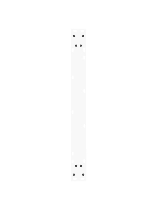 SÖÖGILAUA JALAD, V-KUJULISED, 3 TK, VALGED, 80 X (72–73,3) CM, TERAS