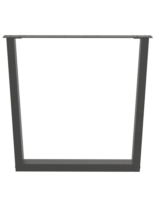 SÖÖGILAUA JALAD, V-KUJULISED, 3 TK, ANTRATSIITHALL, 80 X (72-73,3) CM, TERAS