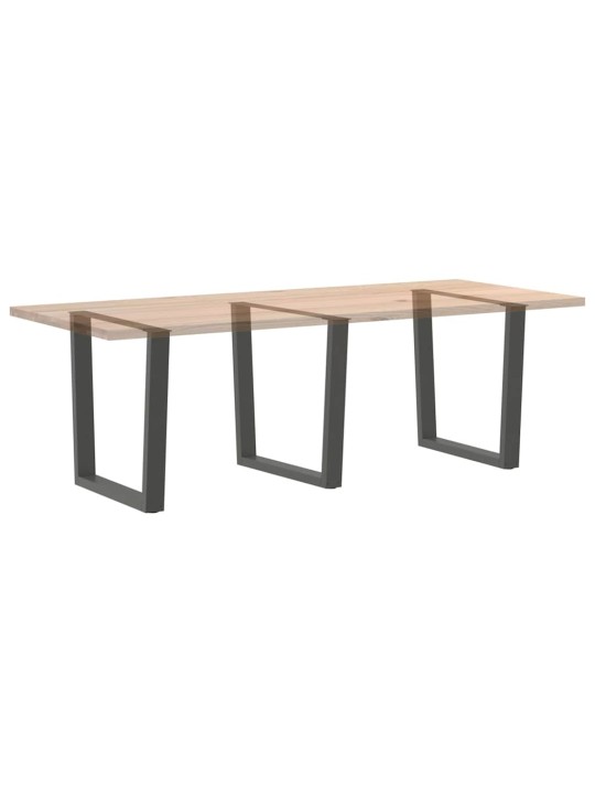 SÖÖGILAUA JALAD, V-KUJULISED, 3 TK, ANTRATSIITHALL, 80 X (72-73,3) CM, TERAS