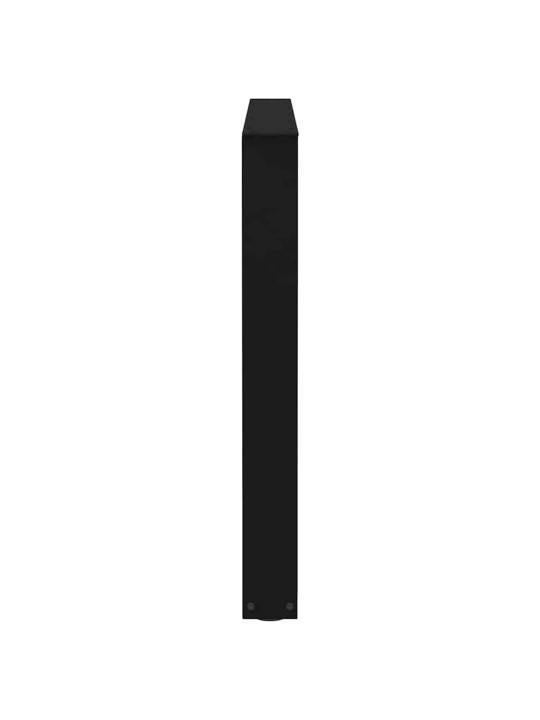 SÖÖGILAUA JALAD, V-KUJULISED, 3 TK, MUSTAD, 100 X (72–73,3) CM, TERAS