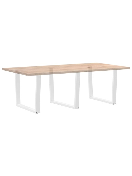 SÖÖGILAUA JALAD, V-KUJULISED, 3 TK, VALGED, 100 X (72–73,3) CM, TERAS