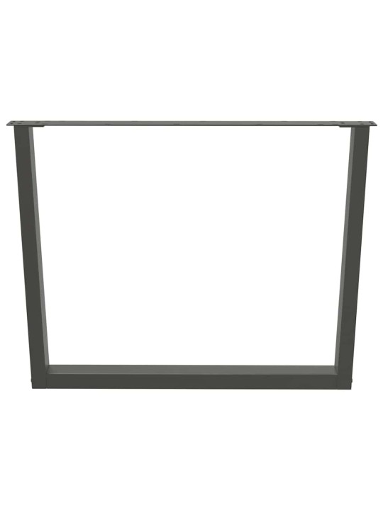 SÖÖGILAUA JALAD, V-KUJULISED, 3 TK, ANTRATSIITHALL, 100 X (72-73,3) CM, TERAS