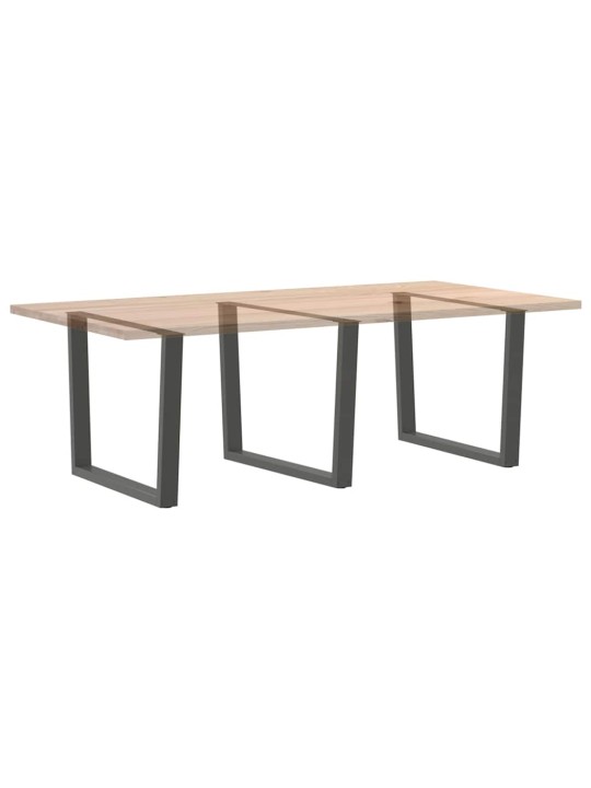 SÖÖGILAUA JALAD, V-KUJULISED, 3 TK, ANTRATSIITHALL, 100 X (72-73,3) CM, TERAS