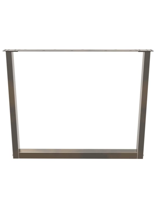 SÖÖGILAUA JALAD, V-KUJULISED, 3 TK, NATURAALNE TERAS, 100 X (72–73,3) CM, TERAS