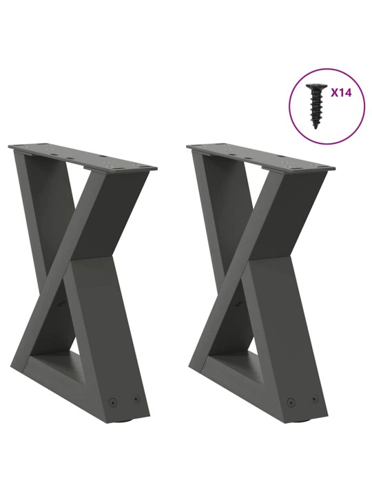 KOHVILAUA JALAD 2 TK, ANTRATSIITHALL, 30 X (30-31,3) CM, TERAS