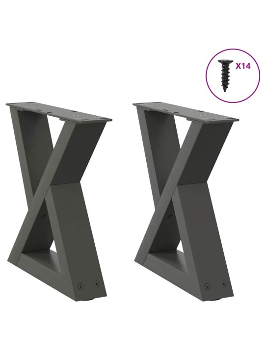 KOHVILAUA JALAD 2 TK, ANTRATSIITHALL, 40 X (30-31,3) CM, TERAS