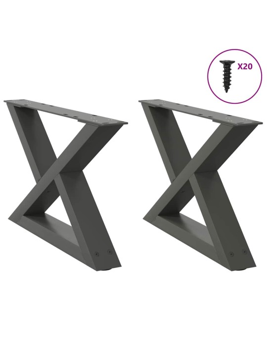 KOHVILAUA JALAD 2 TK, ANTRATSIITHALL, 50 X (30-31,3) CM, TERAS