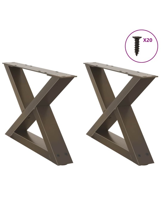 KOHVILAUA JALAD 2 TK, NATURAALNE TERAS, 50 X (30–31,3) CM, TERAS