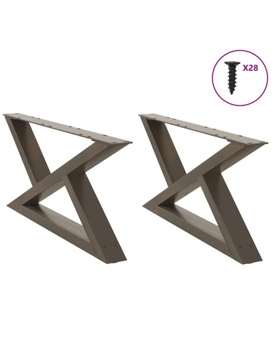 KOHVILAUA JALAD 2 TK, NATURAALNE TERAS, 70 X (30–31,3) CM, TERAS