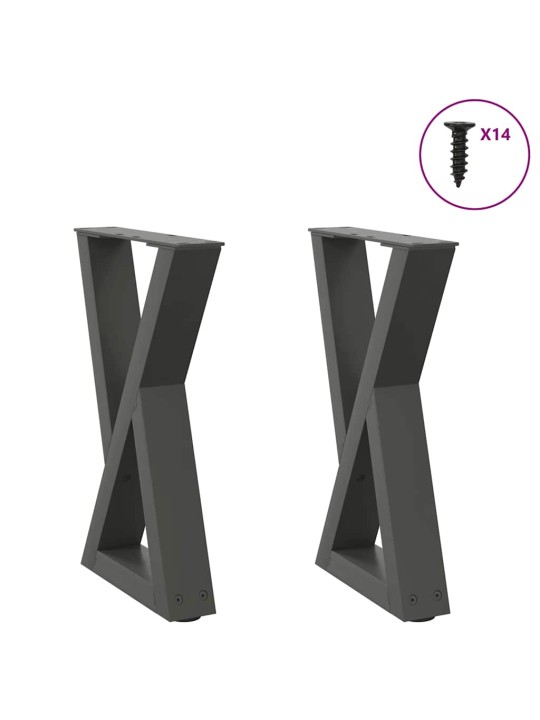 KOHVILAUA JALAD 2 TK, ANTRATSIITHALL, 38 X (42-43,3) CM, TERAS