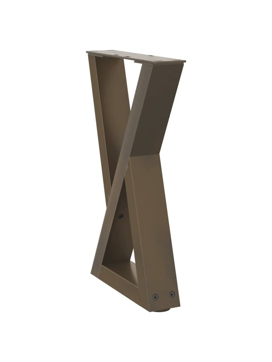 KOHVILAUA JALAD 2 TK, NATURAALNE TERAS, 38 X (42–43,3) CM, TERAS